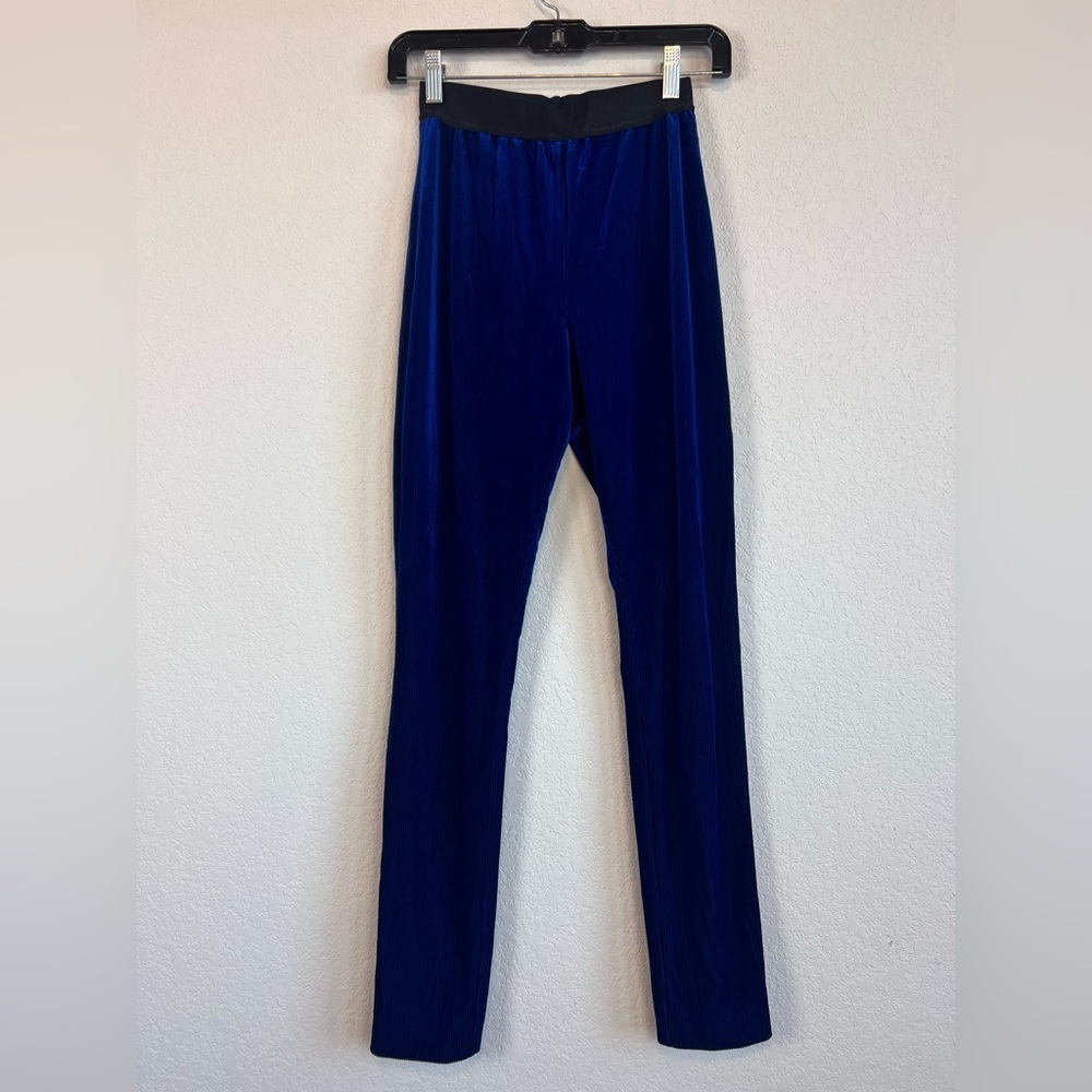 NWT: Lovers and Friends Royal Blue Ribbed Pants Size Small